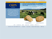 Tablet Screenshot of biscuits.cripps.com.au